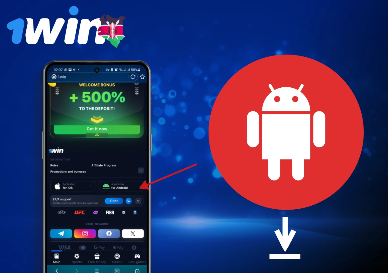 How to install the 1Win app on Android