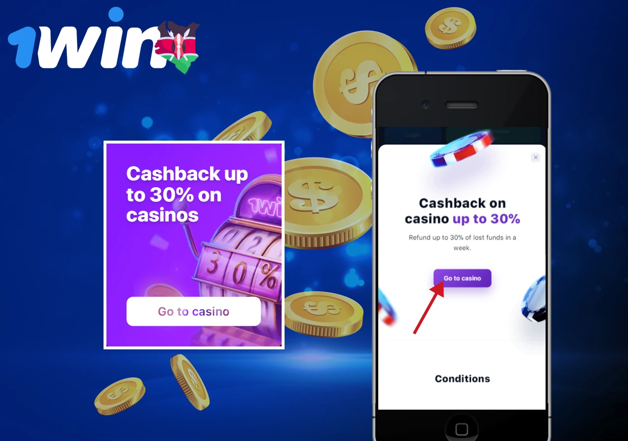 Cashback allows you to get back 30% of your investments