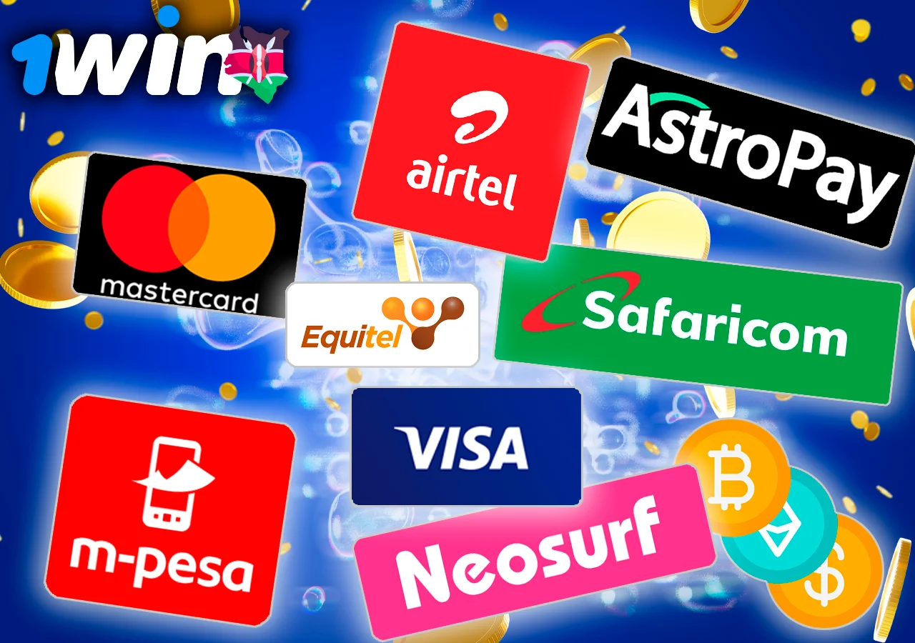 1Win Kenya has a variety of payment methods, choose the most convenient for you